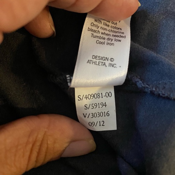 Athleta Leighani Women’s Sleeveless Twist Mini Dress in Dark Gray size medium - Picture 9 of 9